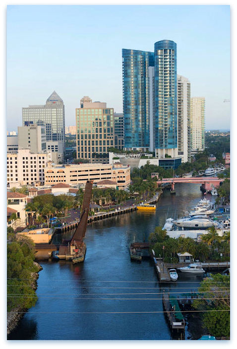 Downtown Fort Lauderdale along the New River Downtown Fort Lauderdale By Photographer Jason Leidy | Middle River Arts Photography