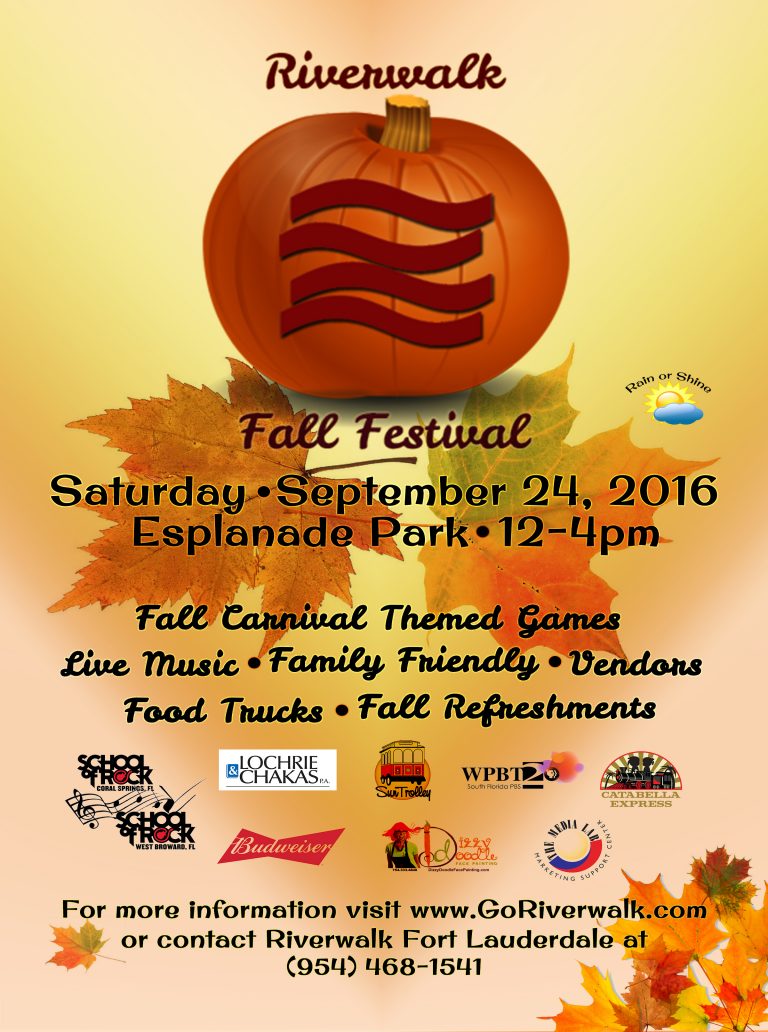 Riverwalk 2nd Annual Fall Festival Riverwalk Fort Lauderdale