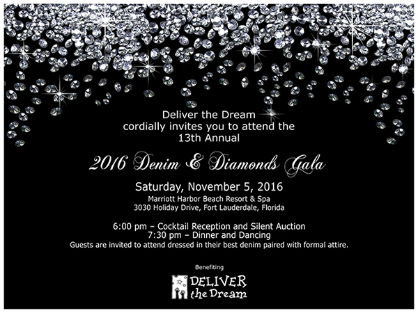 Deliver The Dream 13th Annual Denim & Diamonds Gala