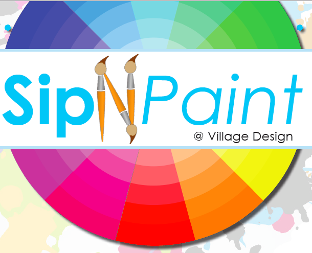 Sip N Paint at Village Design – “Sunset Situation”