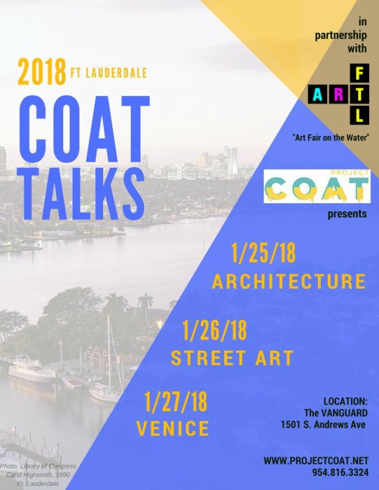 COAT TALKS - Venice Italy; Venice of the Americas