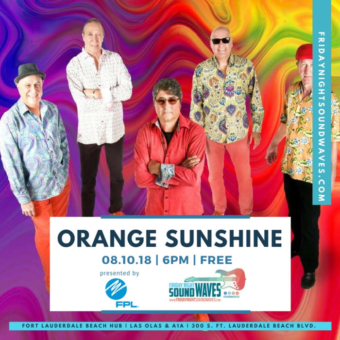 Friday Night Sound Waves presents Orange Sunshine