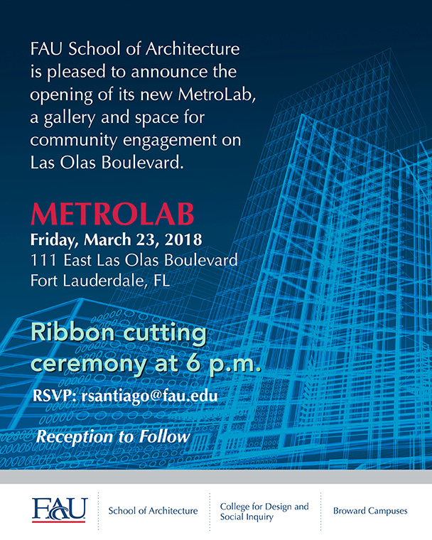 Ribbon Cutting & Reception for MetroLab