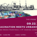 Imagination Meets Urbanism: Mixed Media Painting