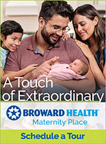 Ad for Broward Health Maternity