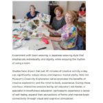 Creativity Exploration:  Weaving & Wellness
