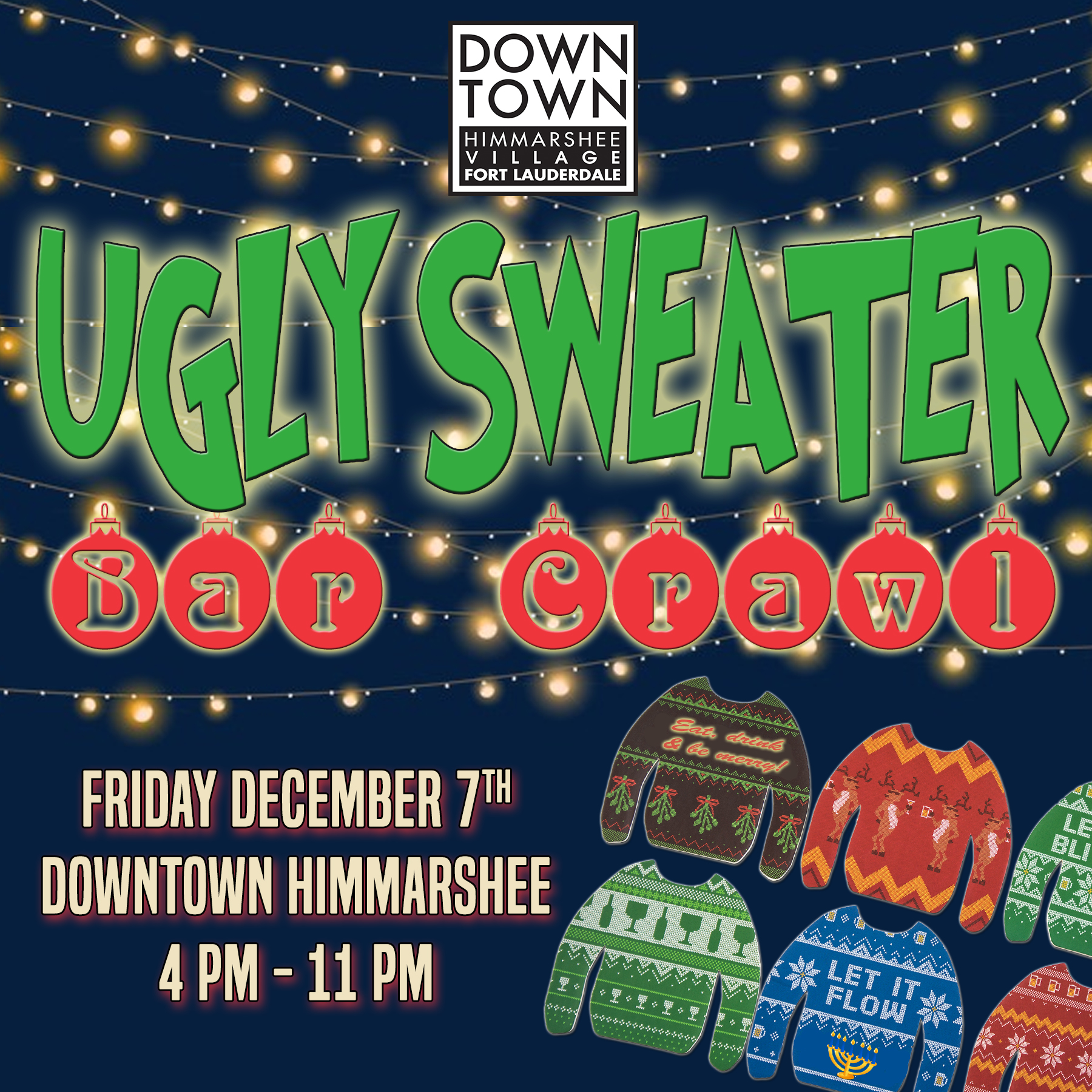 UGLY Sweater Bar Crawl