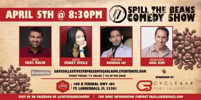 Spill the Beans Comedy Show Starring Carl Rimi