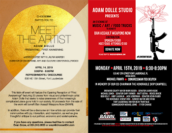 Flower In The Gun - Art Exhibit & Fundraiser