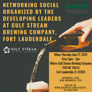 NAIOP South Florida Developing Leaders Networking Social