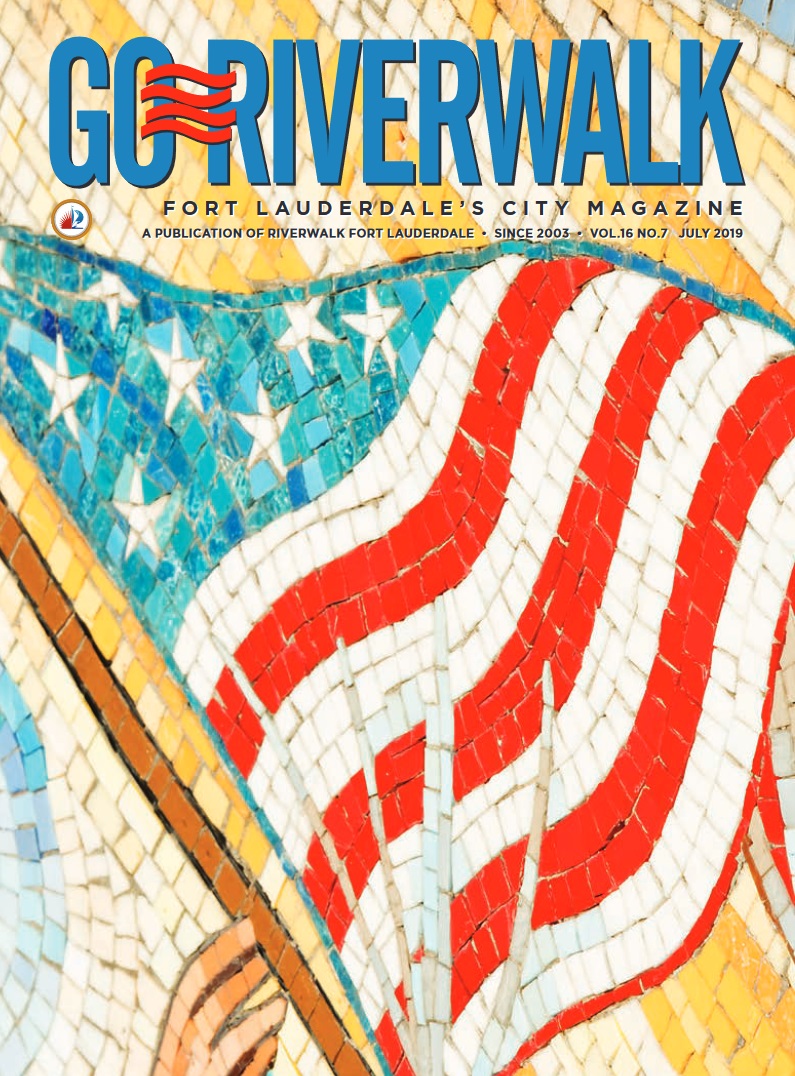 Image of the GoRiverwalk Magazine July 2019 Cover