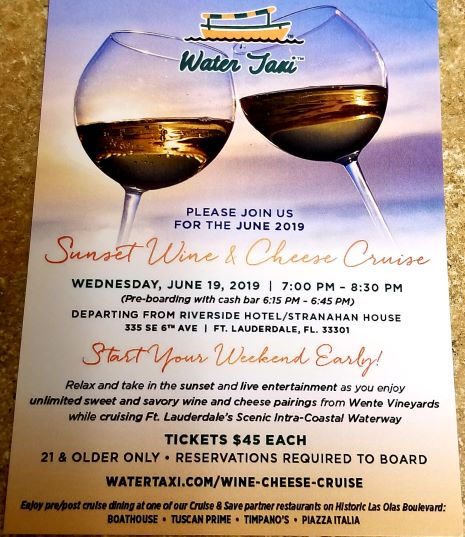 Sunset Wine & Cheese Cruise