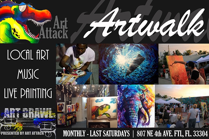 Artwalk at Art Attack