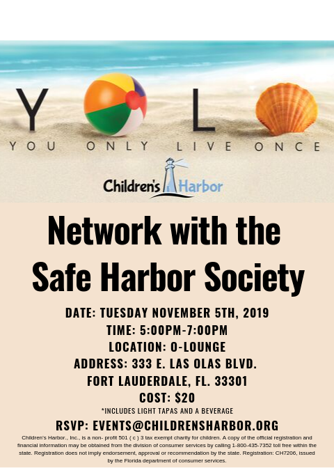 Children’s Harbor Hosts Safe Harbor Society Mixer