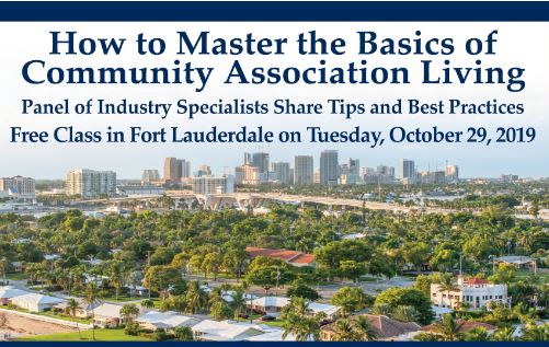 How to Master the Basics of Community Association Living, Free Class