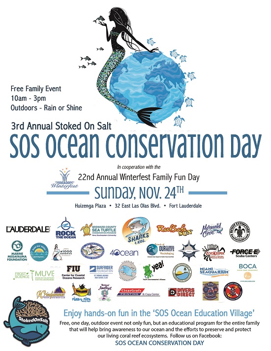 3rd Annual Stoked On Salt - SOS Ocean Conservation Day