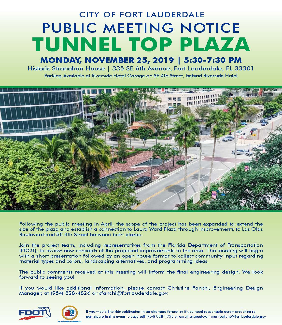 PUBLIC MEETING:  Tunnel Top Park