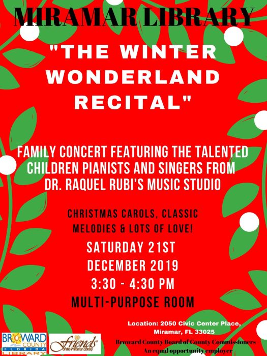 The Winter Wonderland Recital