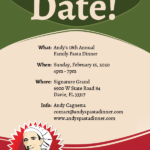 Andy's 18th Annual Family Pasta Dinner
