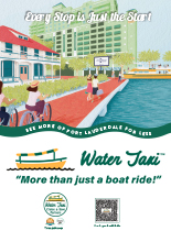 Ad for the Water Taxi