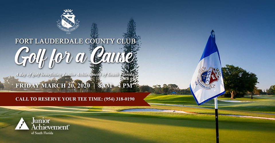 “GOLF FOR A CAUSE” BENEFITTING JUNIOR ACHIEVEMENT OF SOUTH FLORIDA