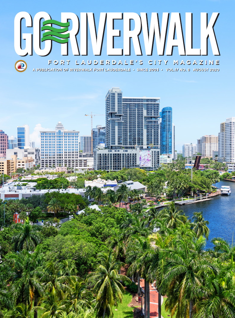 Image of the GoRiverwalk Magazine August 2020 Cover