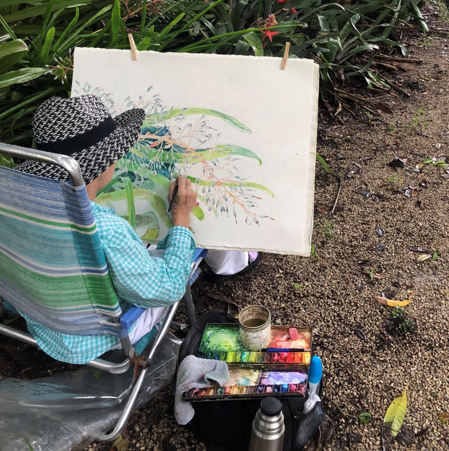 “Tropical Leaves” Watercolor Workshop