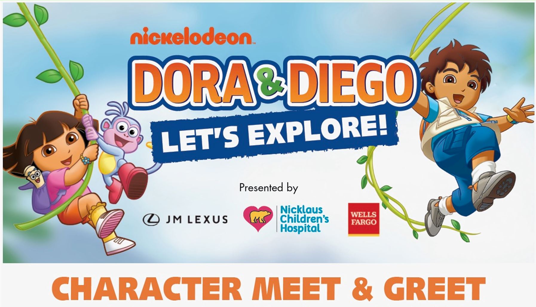 Dora & Diego Character Meet & Greet