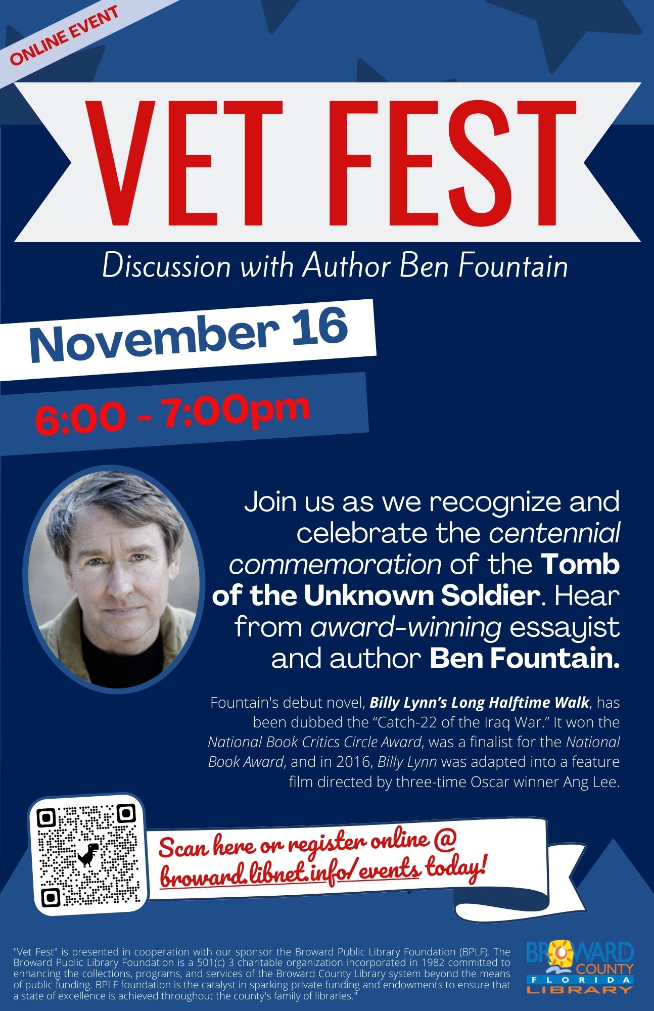 Author Ben Fountain