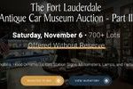 Ft. Lauderdale Antique Car Museum Liquidation Sale
