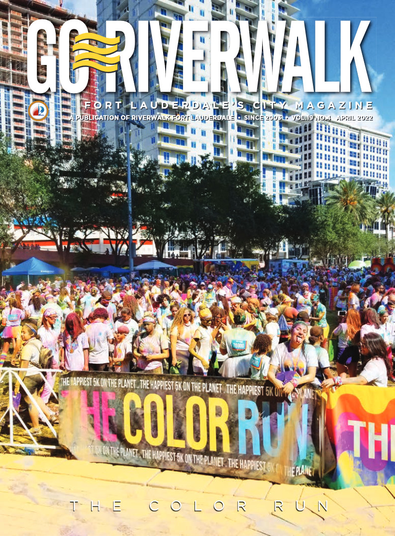 Image of the GoRiverwalk Magazine April 2022 Cover