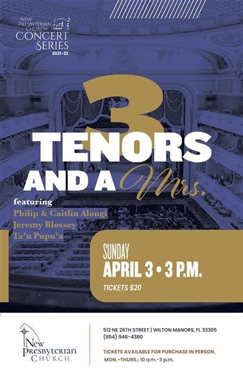 Three Tenors & A Mrs.