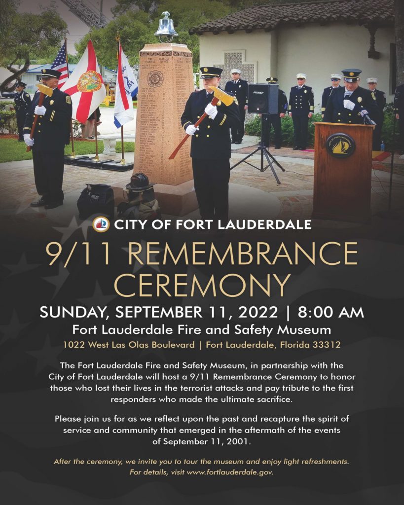 9/11 Remembrance Ceremony Riverwalk Fort Lauderdale