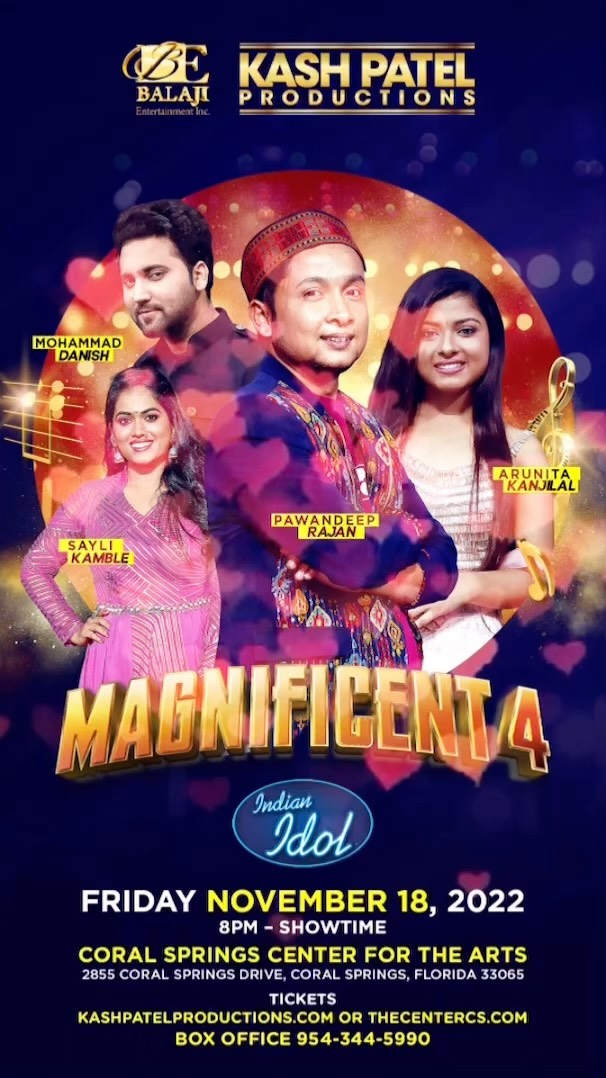 Magnificent 4 - Indian Idol Tour Live In Concert!