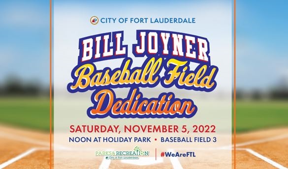 Bill Joyner: Baseball Field Dedication