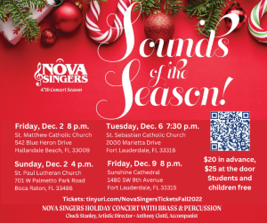 Nova Singers Holiday Concerts