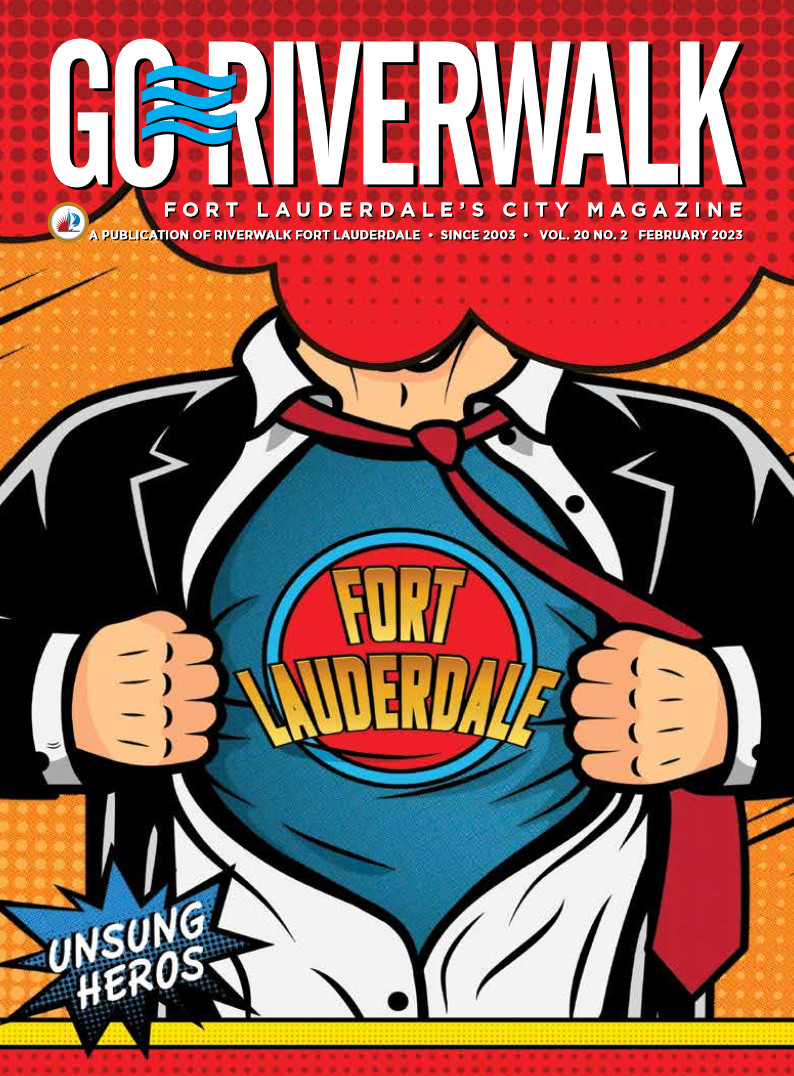 Image of the GoRiverwalk Magazine February 2023 Cover