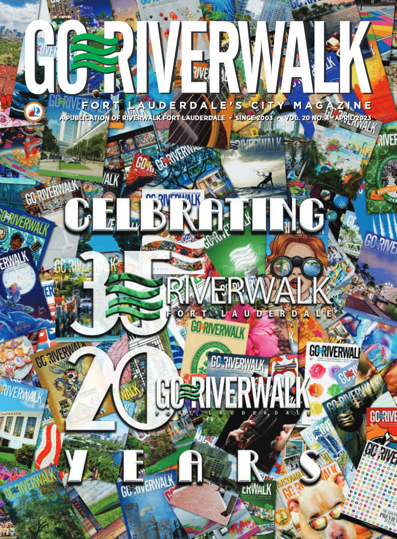 Image of the GoRiverwalk Magazine April 2023 Cover