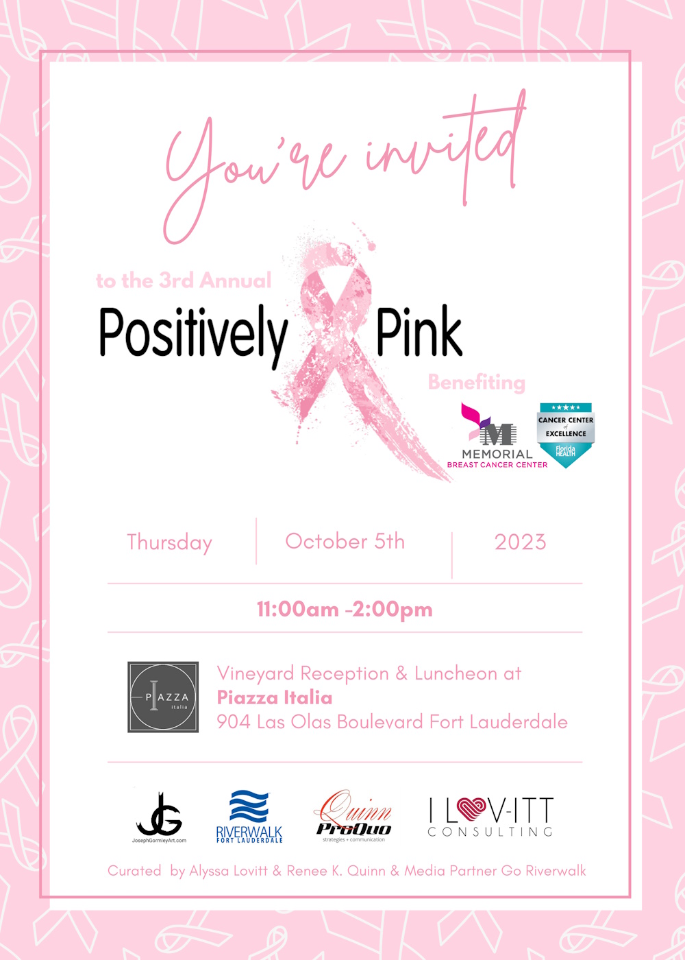 Positively Pink 2023 Invite