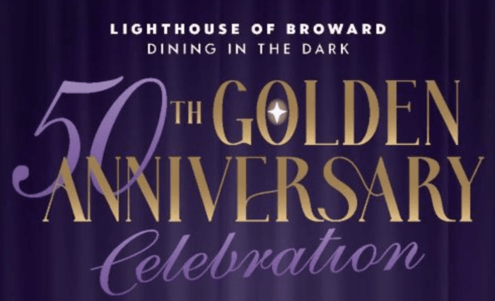 50th Golden Anniversary Dining in the Dark Celebration