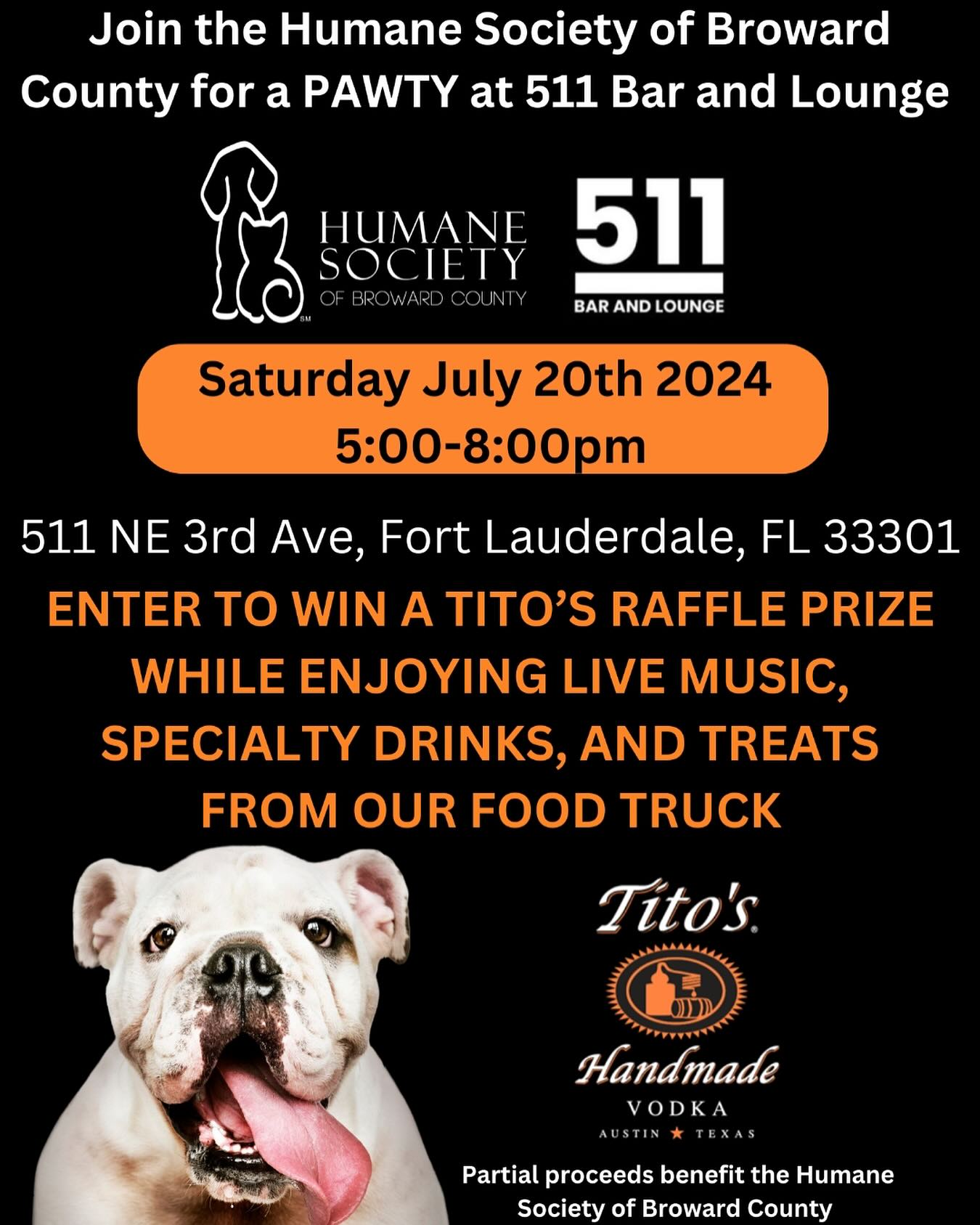 511 Bar & Lounge / Humane Society of Broward County PAWTY