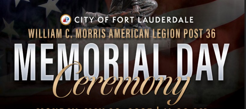 Memorial Day Ceremony on Riverwalk