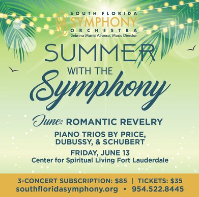 South Florida Symphony Orchestra’s Summer Chamber Music Series