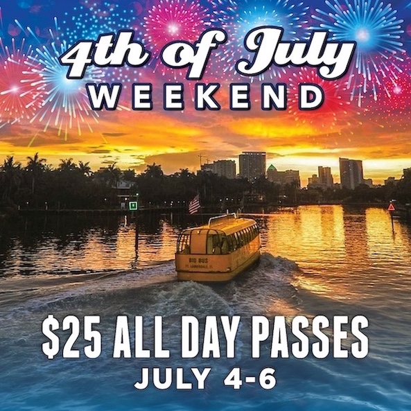 $25 All Day Passes for 4th of July Weekend - Water Taxi