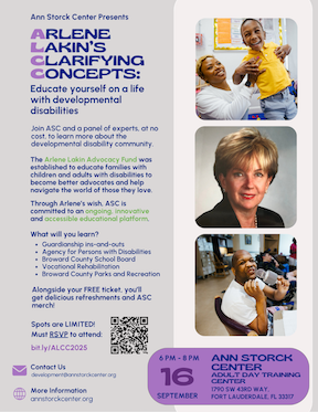 “Arlene Lakin’s Clarifying Concepts: Educate Yourself on a Life with Developmental Disabilities”