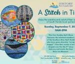 “A Stitch in Time” Free Quilt Show Series Launch