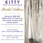 Thrifty Kitty Pop-Up Boutique Bridal Edition