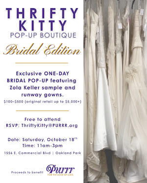 Thrifty Kitty Pop-Up Boutique Bridal Edition