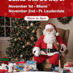 Santa’s Coming to Town and Landing His Sleigh for the First Stop of the Holiday Season