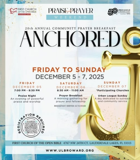 Urban League of Broward County Praise and Prayer Weekend